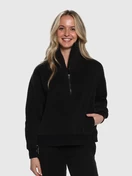 Sunday 1/2 Zip | Washed Black