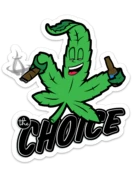 Weed Sticker | 4" X 4 1/2"