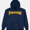 Thrasher Cover Logo Hoodie | Navy Blue