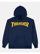 Thrasher Cover Logo Hoodie | Navy Blue