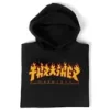 Thrasher Godzilla Flame Hood | Black