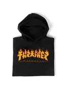 Thrasher Godzilla Flame Hood | Black