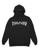 Thrasher Roses Hood | Black