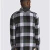Vans Box Flannel Long Sleeve Buttondown Shirt | Deep Forest/Languid Lavender