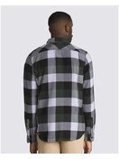 Vans Box Flannel Long Sleeve Buttondown Shirt | Deep Forest/Languid Lavender