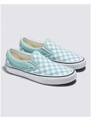 Vans Checkerboard Classic Slip-On Shoes | Canal Blue