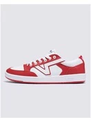 Vans Lowland ComfyCush Shoes | Red/True White 4 Vans Lowland ComfyCush Shoes | Red/True White - Image 4