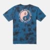 Volcom Big Boys Counterbalance Dye Short Sleeve Tee | Dark Blue
