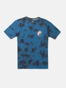 Volcom Big Boys Counterbalance Dye Short Sleeve Tee | Dark Blue 3 Volcom Big Boys Counterbalance Dye Short Sleeve Tee | Dark Blue - Image 3