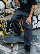 Volcom Billow Tapered Fit Jeans | High Time Blue