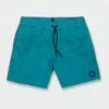 Volcom Center Elastic Waist Trucks | Electric Blue