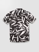 Volcom Echo Leaf Short Sleeve Shirt | Black