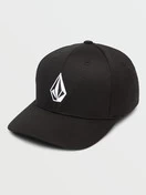 Volcom Full Stone Flexfit Hat | Black (BLK) 4 Volcom Full Stone Flexfit Hat | Black (BLK) - Image 4