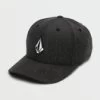 Volcom Full Stone Heather Flexfit Hat | Charcoal Heather (CHH)