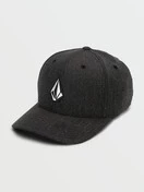 Volcom Full Stone Heather Flexfit Hat | Charcoal Heather (CHH)