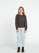 Volcom Girls Over N Out Sweater | Black 3 Volcom Girls Over N Out Sweater | Black - Image 3