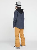 Volcom Hooded Flannel Jacket | Black