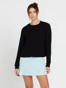 Volcom Lived In Lounge Crew Sweatshirt | Black 3 Volcom Lived In Lounge Crew Sweatshirt | Black - Image 3