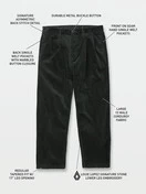 Volcom Louie Lopez Tapered Corduroy Pants | Cedar Green