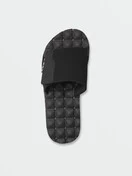 Volcom Recliner Slide | Black White