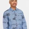 Volcom Skate Vitals Rise N' Stone Long Sleeve Shirt | Chambray