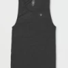 Volcom Solid Heather Tank | Dark Black Heather