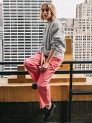 Volcom Stone Heart Up Crew Sweatshirt | Heather Grey