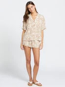 Volcom Sunny Daze Short Sleeve Shirt | Mocha